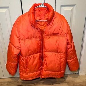 Orange coat